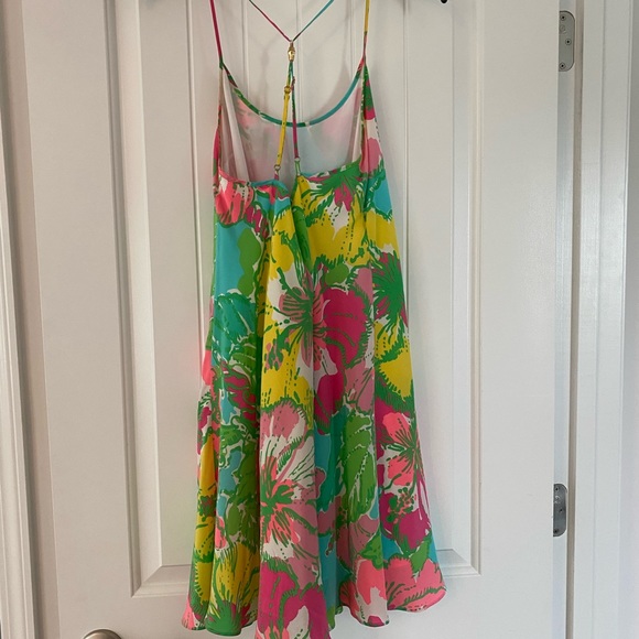 Lilly Pulitzer flowy silk dress - Picture 3 of 6
